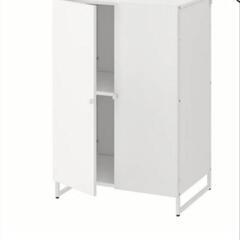 IKEA　ヨースタイン　キャビネット　室外可　シェルフ　物置　スチール
