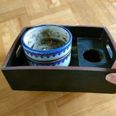 古いタバコ盆