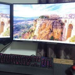27インチエイサー  湾曲PCモニター