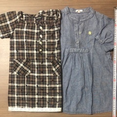 ② used 110 ブランド 女の子 春夏 子ども服 セットの画像
