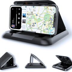 スマホスタンド  【新品ですが展示品】 脱着可能なシリコンパッド式スマホ車載ホルダーの画像