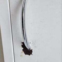 ホワイト スチールロッカー ヴィンテージ風　直接引取の画像