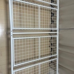 シングル、ベッドフレーム、白、譲ります。