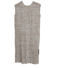 【Farn 】ニットベスト M ベージュ系の画像