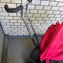 手押し棒付き三輪車の画像