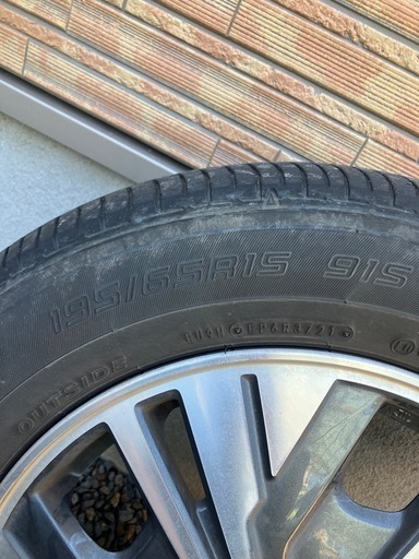 セレナ c27 後期　純正ホイールタイヤ4本セット
