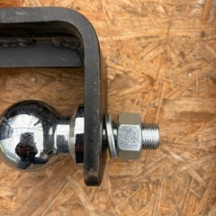 ヒッチメンバーボールマウント 50mm角  ブラック 黒 ボールマウント＆ヒッチボール
の画像