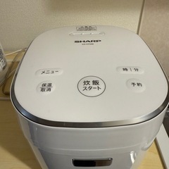 SHARP 炊飯器（3合炊き）