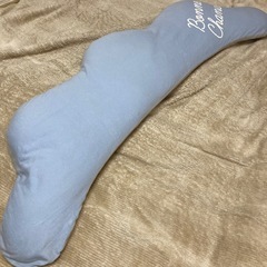 【サンデシカ】授乳クッション　抱き枕　クラウド　ブルー　マタニティの画像