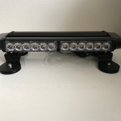 パトライト黄色　警備　安全　回転灯　LED 道路工事　12vの画像
