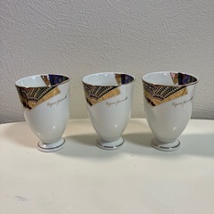 山本寛斎　陶器フリーカップ3個