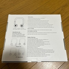 首掛け扇風機の画像