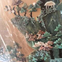 両面石細工絵衝立の画像