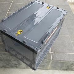 トラスコ　オリコン　折りたたみコンテナ　50L  グレー半透明