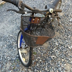 自転車 子供用 20インチ 子供用自転車 変速 カゴ 補助輪 ライト シマノ6段変速 マウンテンバイクの画像