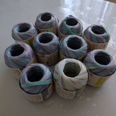 ペーパーヤーン　10個の画像