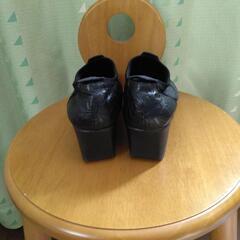 22.5  ウェッジヒール　靴の画像