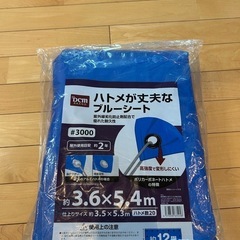 ブルーシート　3.5×5.4 約12畳　
