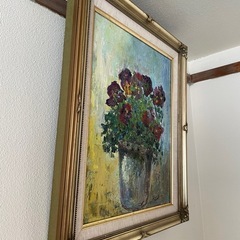 (無料)作者不詳　油絵　絵画額の画像