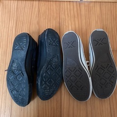 コンバーススニーカー2足セットの画像