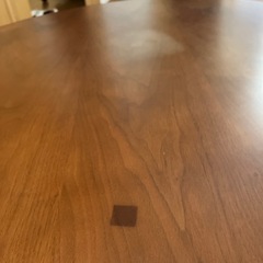 木製の丸い座卓になりますの画像