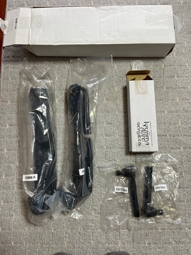 【新品】日産系 Kazama延長ロアアーム35mm タイロッドエンド155mm