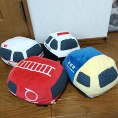 働く車クッション　中古品　まとめて　