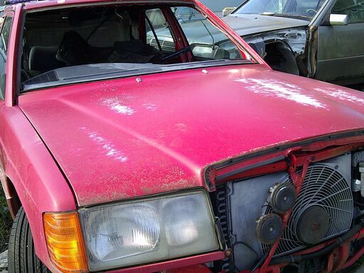 Mベンツ190E-20リサイクル-リペア-済みエンジンA/T販売のせかえ実施中ー要予約