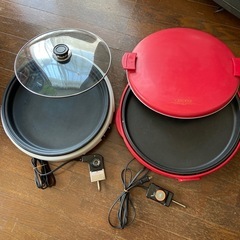 ホットプレート２個セット
の画像