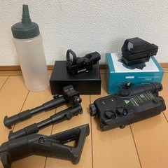サバゲー 照準器 ドットサイト バッテリーケース バイポット