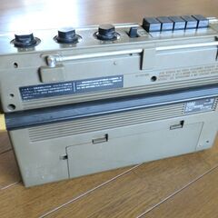 ラジオ　カセットレコーダー　昭和レトロの画像