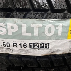 値下げ　未使用ダンロップ　SPLT 01  6.50R16   12PR  ６本の画像