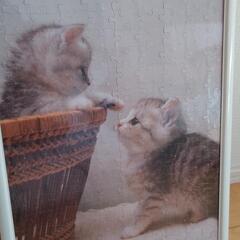【完成品】猫柄パズルの画像