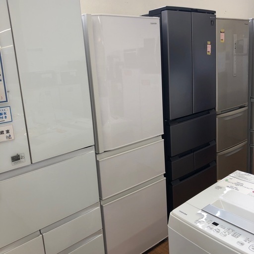 安心の1年保証付。【TOSHIBA 3ドア冷蔵庫 GR-T36SC 2022年製 356L