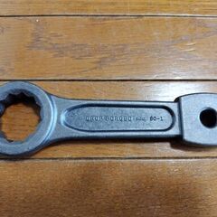 めがね打撃スパナ 38 NETSUREN 65112 Drop Forged 80-1の画像