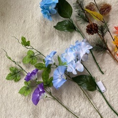 100均の造花　まとめての画像