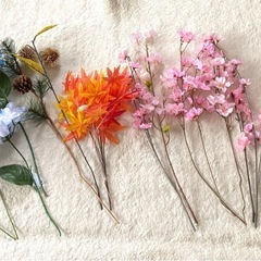 100均の造花　まとめての画像