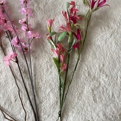 100均の造花　まとめての画像
