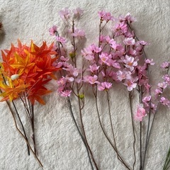 100均の造花　まとめての画像