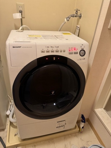 【値引き可】SHARP ドラム式洗濯機