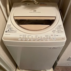 TOSHIBA 6kg洗濯機（2015年製造）　