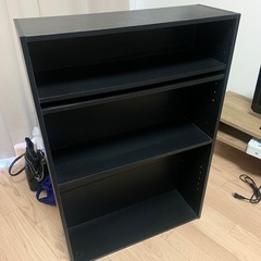 パール金属 本棚 4段 