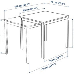 ダイニングテーブル 椅子 5点セットの画像