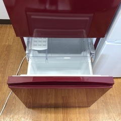 安心の6ヶ月保証付。【AQUA 2ドア冷蔵庫　AQR-18F 2017年製　184L 程度B】取りに来れる方限定の画像