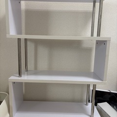 オシャレ　白い棚