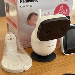 Panasonic KX-HC705-W ベビーモニターの画像