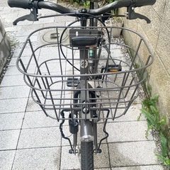 🚲✨ 大人も兼用できちゃう！おしゃれなダークグレーのブリヂストン bikke j 22インチ 中古美品 ✨🚲の画像