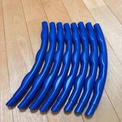 青色のフラフープの画像