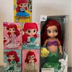 アリエルグッズ　キューポスケット　まとめ売り　ディズニー