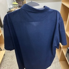 ☆値下げ☆W2504-813 TIGORA 半袖ポロシャツ ネイビー メンズ ゴルフウェア 3Lサイズ 中古の画像